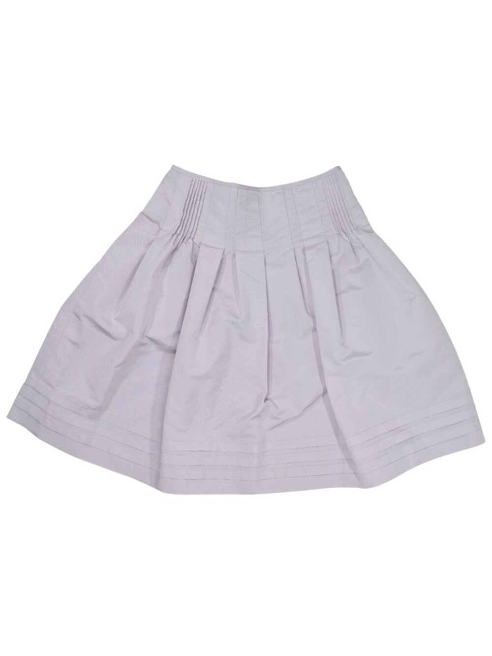 Vintage Prada SS 2008 Silk Blend Mini Skirt in Lilac Purple